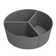 thumbnail image 1 of Revestimiento De Olla De Cocción Lenta 3 unids/set cocina Crock-pot Liners reutilizable silicona olla de cocción lenta divisores (gris) Ehuebsd Libre de BPA, 1 of 8
