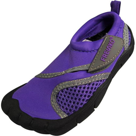 Fresko Toddler Water Aqua Shoes with Toes, T1031 Purple / 8 M US
