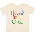thumbnail image 3 of Inktastic I Love My Oma Grandchild Boys or Girls Baby T-Shirt, 3 of 5
