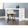 thumbnail image 2 of Sunpan Arizona 26" Modern Faux Leather Swivel Counter Stool in Cream, 2 of 7