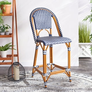Safavieh gresley stacking french bistro online counter stool in gray and white