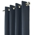 thumbnail image 3 of Spirit Total Blackout Textured Curtain Panel 52" x 95" in Navy, 3 of 4