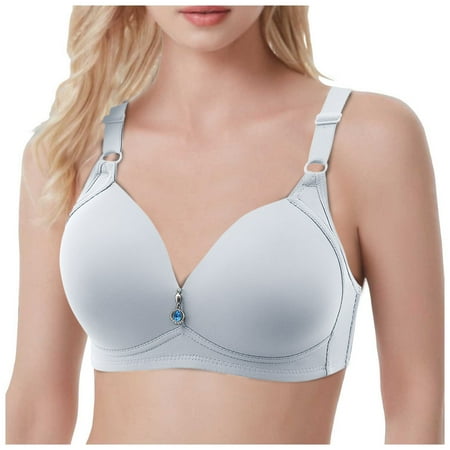 Zshosam Bras for Women No Underwire Seamless Bralettes for Women Wireless Bra Soft Support Everyday T Shirt Bras(Light Green 46)