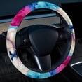 thumbnail image 2 of Alpaca 14.5 Inch Printing PVC Leather Auto Accessories Steering Wheel Covers Car Wheel Covers Steering Wheel Cover, 2 of 6