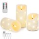 thumbnail image 1 of Velas LED sin llama Staerysky recargables con mando a distancia, juego de 3, 1 of 7