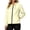 Beige, variant on Women Hooded Zip Up Outer Coat Water Wind Block Packable Lightweight Short Outdoor Wind Jacket Hand Pocket Everyday Outer Wear(Yellow,XXL)