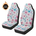 thumbnail image 3 of Uorisanigo Fluffy Car Seat Cover, 2 Pack Cherry Blossom Print Auto Driver Seat Covers, Universal Fits Most Vehicle SUV Truck Minivan, Car Interior Accessories, 3 of 7