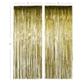 thumbnail image 4 of Koyal Wholesale Gold Foil Fringe Party Door Curtain, 2-Pack, 4 of 5