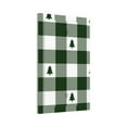 thumbnail image 2 of Kll Green White Christmas Tree Lumberjack Plaid Wall Plate,Gloss Finish,Standard Size 1 - 5" X 3", Polycarbonate Thermoplastic,Electric Receptacle Plug Covers, 2 of 8