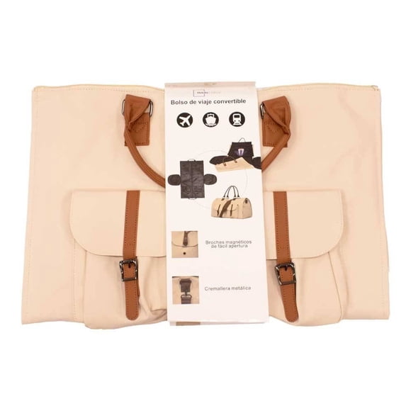Bolso de Viaje Mainstays Diseño Convertible Beige
