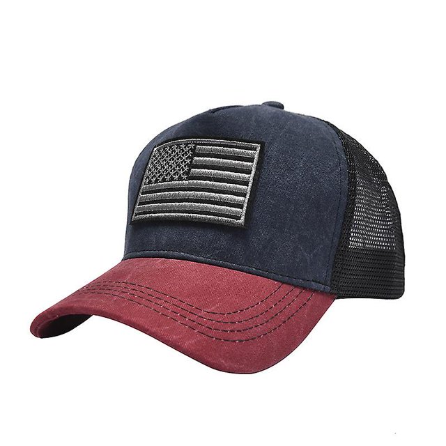 Gorra de béisbol bordada informal de verano para hombre, gorra de béisbol de algodón con protección solar, gorra de béisbol para deportes al aire libre, senderismo, estilo 3