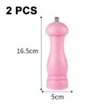thumbnail image 2 of High Quality Oak Wood Salt and Pepper Grinder Adjustable Coarseness and Refillable -Yx, 2 of 5