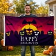 thumbnail image 6 of Halloween Printed Flag Single-Sided Indoor Outdoor Party Decor Garden Polyester, Creative Decorations, Halloween Decor,1pcs, F, 6 of 7