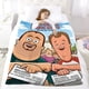 thumbnail image 5 of Tipos de Renta Básica Universal anti-pilling, suave, ligera, esponjosa y acogedora de lujo para hogar y cocina – Perfecta para niños y adultos,120X150cm, 5 of 6