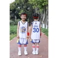 thumbnail image 1 of Golden State Warriors 30 Stephen Curry Jersey Niños Baloncesto, 1 of 4