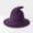 MZ3176 Deep Purple, variant on oft Foldable Pointy Brim Witch Hat, Halloween Costume Photo Prop Headwear-MZ3176 Pink