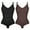 #2 Black/Brown 2pk, variant on MANIFIQUE Plus Size Strapless Bodysuit for Women Tummy Control Shapewear Seamless Faja Body Shaper with Removable Straps