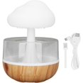 thumbnail image 1 of Rain Cloud Humidifier, Water Drip Mushroom Rain Cloud Diffuser with 7 Changing Colors, Raining Cloud Night Light Aromatherapy Essential Oil Diffuser for Sleeping Relaxing Mood, 1 of 8