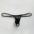 thumbnail image 4 of Tanga de malla transparente para hombre, ropa interior fina, transpirable y elástica de color sólido para hombre, 4 of 5