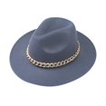thumbnail image 5 of XINSHIDE Hat Fashionable Fedoras Men Wide For Women Dress Baseball Caps Casual Cap, 5 of 9