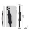 thumbnail image 4 of Universal silicone phone holder with rubber band for Android and iPhone. pink, 4 of 5