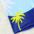thumbnail image 5 of Gelikeya Boys Swim Suit Size 5-6 Swimsuits Short Sleeve Kids Bathing Suits Boys Rash Guard Sets with Hat 3 Piece (Toddlers, Z07 Blue, 5-6 Years), 5 of 8