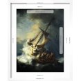 thumbnail image 5 of Art.com The Storm on the Sea of Galilee Giclee Print by Rembrandt van Rijn, White Frame Wall Art, 17" x 21", 5 of 5