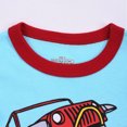 thumbnail image 5 of JUMEYU Boys Pjs Long Sleeve Crew Neck Graphic Print Top and Pants Two Piece Kids Nightwear Set 1T 2T (Sky Blue,1-2 Years), 5 of 8