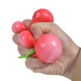 thumbnail image 4 of 1 paquete de bolas de estrés de fresa, bolas de estrés de frutas para niños y adultos, bola de estrés expandible, juguetes sensoriales inquietos, rellenos con cuentas de agua de gel, 4 of 5