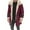 Red, variant on AnuYalue Men's Big and Tall Winter Coat Vintage Faux Fur Leather Jacket Fleece Lined Stand Collar Coats Thicken Long Sleeve Overcoat