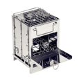 thumbnail image 4 of Barbecue Pliant en Acier Inoxydable Carré Portable Fixe Poêle à Bois Barbecue S, 4 of 10