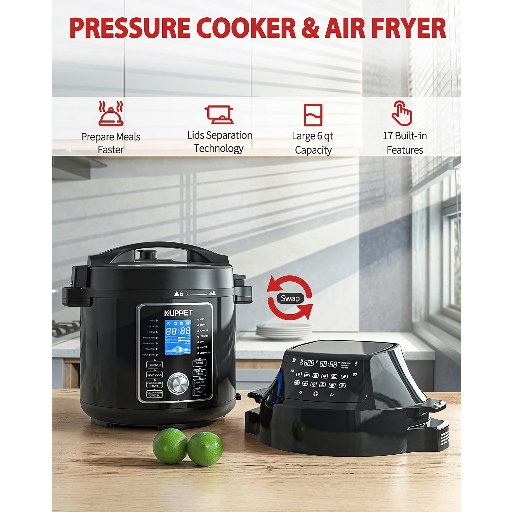 Instant pot air fryer lid walmart canada hotsell