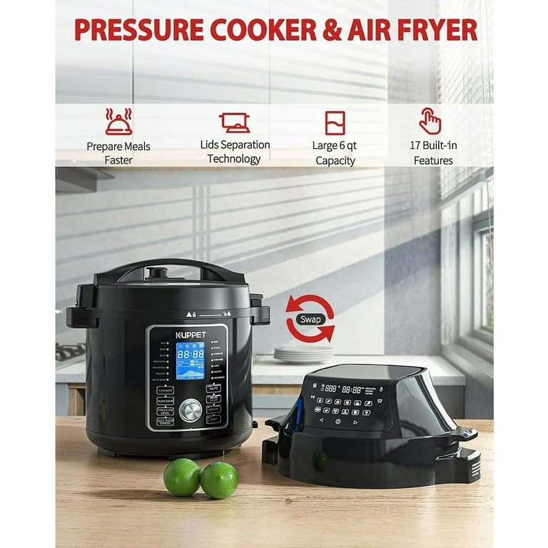 stainless steel air fryer & pressure