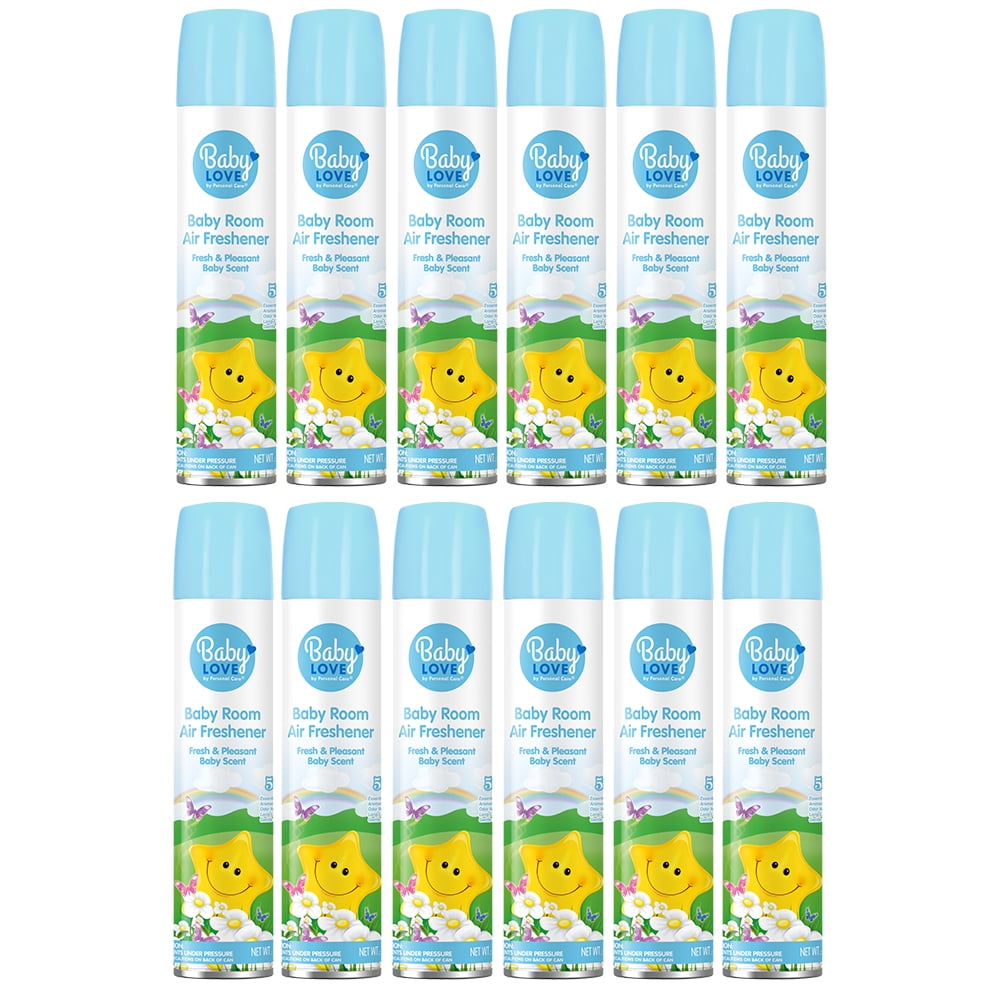 Baby Love Air Freshener Aerosol. Freshly Scented Odor Eliminator. Fresh