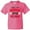 Neon Pink, variant on That's My Awesome Brother out There with Baseballs Youth T-Shirt