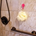 thumbnail image 5 of Strong Hold Vacuum Suction Cup Hooks Shower-Kitchen Walls Organizer Loofah Set of 2 Pink, 5 of 5