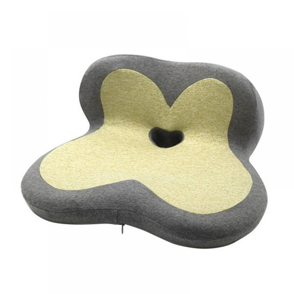 Newway Memory Foam Seat Cushion Ergonomic Memory Foam Petal Seating Cushion, Lower Back Support Cushions for Home Office Chair Driving Car Seat, Pain Relief, Beautiful Buttocks