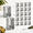 1-7/8" Deep with 1/2" Knockouts-20, variant on 2-1/8" Deep with 1/2" & 3/4" Knockouts 10-pack 4x2 Inch Steel Electrical Outlet Junction Box