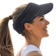 thumbnail image 5 of Helii Women Men Sports Sun Visor Lightweight Packable Stretchy Visor Hat for Running, Tennis, Golf Sun Hat Cowboy Hat Cute Hats, 5 of 6