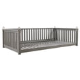 thumbnail image 6 of Jins & Vico Acacia Wood Porch Swing with Hardware and Manual, Gray, 6 of 9