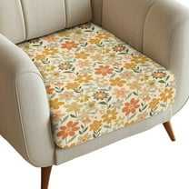 Renewold Flower Beige Sofa Seat Cushion Slipcover Elastic Soft Couch Slipcover Spandex Separate Armchair Slipcover Pet Friendly for Living Room Home Decor, S