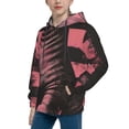 thumbnail image 2 of Lsque Graphic Seal On Stripes Patten Youth Hoodie Sweatshirt Pullover with Kangaroo Pocket Boys and Girls Hoodie Warm Hoodie for Kids-Medium, 2 of 6