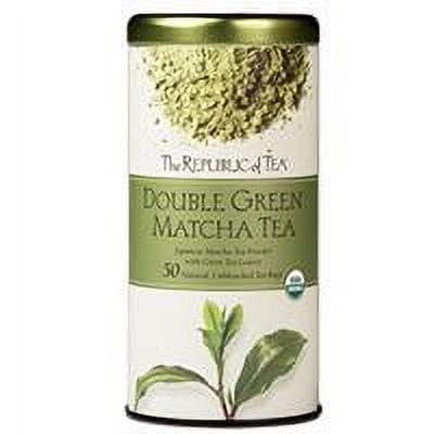 The Republic of Tea, Organic Double Green Matcha Tea, tea bags, 50 ct