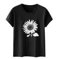thumbnail image 3 of Fashion Saving LiMoi Short Sleeve Tops Womens Tops Summer Trendy Printed Tops for Women Trendy Soft Oversized Tshirts New Arrivals Gifts for Women, 3 of 5