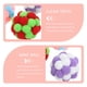 thumbnail image 4 of KAKOWELY 3 pelotas de juguete para gatos con cascabeles, pelotas peludas interactivas para jugar en interiores., 4 of 4