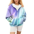 thumbnail image 6 of Bovemsi Sweatshirt for Women Zip Activewear Jacket Coat Printed Fall Outwear With Pockets Zip Up Hoodie, 6 of 7