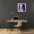 thumbnail image 3 of Stephen Chambers 15x15 White Modern Wood Framed Wall Art Titled - Chris Rock, 3 of 6
