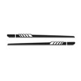 thumbnail image 1 of tredstone 2 Pieces Car Sticker Universal Exterior Automotive Decal Automobile Moulding Trim Adhesive Craft Auto Vehicle Racing Black 1Set, 1 of 6