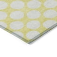 thumbnail image 5 of HomeRoots 595284 5 x 8 ft. Yellow & Gray Polka Dot Washable Indoor & Outdoor Rectangle Area Rug, 5 of 5