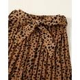 thumbnail image 6 of 7Y Big Girls Clothes 8Y Girls 2PCS Outfits Set Round Neck Big Girls Long Sleeve Top Leopard Pants Set Black, 6 of 7